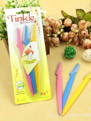 شفرات الحلاقة للحواجب من نوع "Tinkle Eyebrow Razor"